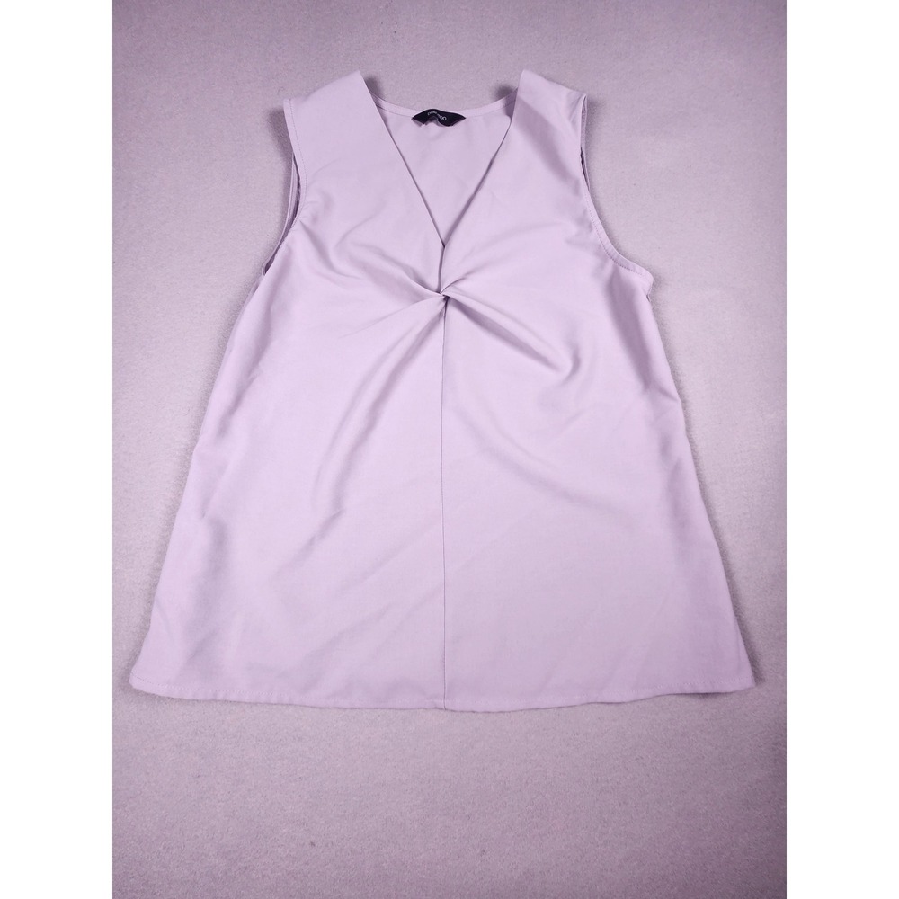 Dokotoo Womens GarySleeveless V-Neck Twist Front Blouse Top